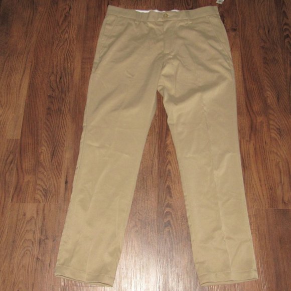 Amazon Essential Men Khaki Pants 32x30 - Picture 1 of 4